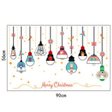 Winter Star Self adhesive Removable Decorative Sticker for Home Office Decor