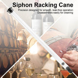 Auto Siphon Racking Cane for Beer Wine Bucket Carboy Bottle with Tubing Plastic