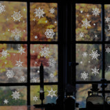 Winter Snowflake Self adhesive Removable Decorative Sticker for Home Office(Silver) In Australia - Darrahopens