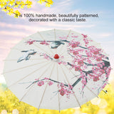 Small Size Handmade Oiled Paper Umbrella Chinese Art Classical Dance Umbrella Plum Blossom