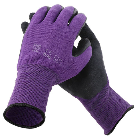 Gardening Work Labor Glove Nylon Nitrile Latex Safety Grip Wear Resistant Gloves In Australia - Darrahopens