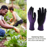 Gardening Work Labor Glove Nylon Nitrile Latex Safety Grip Wear Resistant Gloves