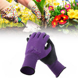 Gardening Work Labor Glove Nylon Nitrile Latex Safety Grip Wear Resistant Gloves