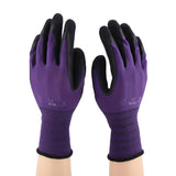 Gardening Work Labor Glove Nylon Nitrile Latex Safety Grip Wear Resistant Gloves