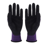 Gardening Work Labor Glove Nylon Nitrile Latex Safety Grip Wear Resistant Gloves