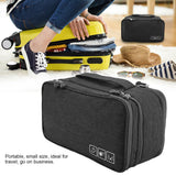 Portable Travel Storage Organizer Waterproof Underwear Bra Socks Bag USB Case(Black) In Australia - Darrahopens