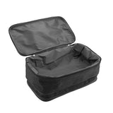 Portable Travel Storage Organizer Waterproof Underwear Bra Socks Bag USB Case(Black)