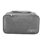 Portable Travel Storage Organizer Waterproof Underwear Bra Socks Bag USB Case(Grey) In Australia - Darrahopens