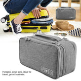 Portable Travel Storage Organizer Waterproof Underwear Bra Socks Bag USB Case(Grey) In Australia - Darrahopens