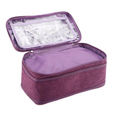 Portable Travel Storage Organizer Waterproof Underwear Bra Socks Bag USB Case(Purple) In Australia - Darrahopens