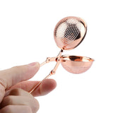 Portable Stainless Steel Tea Infuser Strainer Reusable Ball Shape Teapot Filter