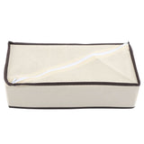 Portable Foldable Durable Divider Storage Box Case Container for Bra Underwear Sock(6 Grids)