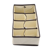 Portable Foldable Durable Divider Storage Box Case Container for Bra Underwear Sock(8 Grids) In Australia - Darrahopens