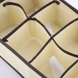 Portable Foldable Durable Divider Storage Box Case Container for Bra Underwear Sock(8 Grids)