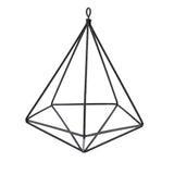 Freestanding Hanging Geometric Plant Stand Flower Hanger Moss Fern Plant Decor (Black) In Australia - Darrahopens