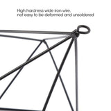 Freestanding Hanging Geometric Plant Stand Flower Hanger Moss Fern Plant Decor (Black) In Australia - Darrahopens