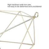 Freestanding Hanging Geometric Plant Stand Flower Hanger Moss Fern Plant Decor (Imitated Gold)