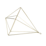 Freestanding Hanging Geometric Plant Stand Flower Hanger Moss Fern Plant Decor (Imitated Gold)