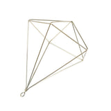 Freestanding Hanging Geometric Plant Stand Flower Hanger Moss Fern Plant Decor (Imitated Gold)