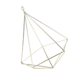 Freestanding Hanging Geometric Plant Stand Flower Hanger Moss Fern Plant Decor (Imitated Gold)