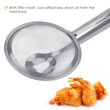 Stainless Steel Hot Pot Tong Fried Food Clip Oil Filter Strainer Mesh