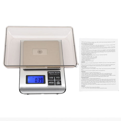 3kg/1g Precise Digital Electronic Kitchen Scale Stainless Steel Food Baking Weighing Balance In Australia - Darrahopens