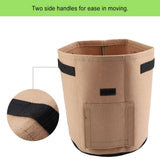 Breathable Potato Tomato Planting Bag Outdoor Garden Vegetable Plant Growth Bag(Brown) In Australia - Darrahopens