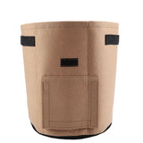 Breathable Potato Tomato Planting Bag Outdoor Garden Vegetable Plant Growth Bag(Brown)