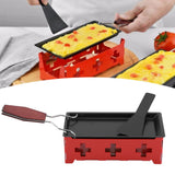 Portable NOn Stick Cheese Raclette Rotaster Baking Tray Stove Set Home Kitchen Grilling Tool
