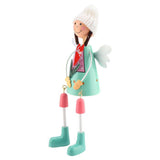 4PCS / Set Exquisite Miniature Dolls Ornament Decor Gift Home Office (Sisters)