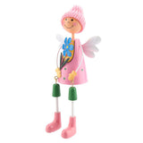4PCS / Set Exquisite Miniature Dolls Ornament Decor Gift Home Office (Sisters)