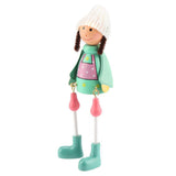 4PCS / Set Exquisite Miniature Dolls Ornament Decor Gift Home Office (Sisters)