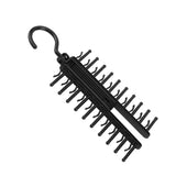 Adlustable Cross X Tie Rack Belt Scarves Hook Hanger Holder Organizer