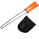 Portable Handheld Survival Chain Saw Emergency Chainsaw with Bag Camping Hiking Tool