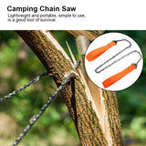 Portable Handheld Survival Chain Saw Emergency Chainsaw with Bag Camping Hiking Tool