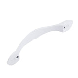 White Cabinet Closet Handles Cupboard Drawer Knobs Furniture Accessory (Hole Distance 9017-96)