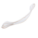 White Cabinet Closet Handles Cupboard Drawer Knobs Furniture Accessory (Hole Distance 9017-96)