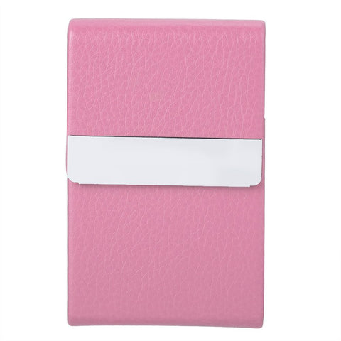 Fashionable Cigar Cigarette Case Tobacco Lighter Holder PU Leather Storage Box Rosy In Australia - Darrahopens