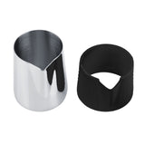 Stainless Steel Coffee Cup Frothing Milk Heat Proof Latte Pitcher Jug (Black) In Australia - Darrahopens