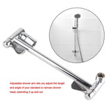 Adjustable Arch Design Shower Extension Arm Wall Mount for Bathroom Showering Head