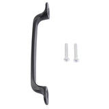 Sturdy Durable Black Door Handle for Cabinet Wardrobe Drawer Cupboard(2#)