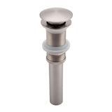 G1 1/4" Brass Bathroom Basin Sink Pop Up Drain Assembly NOn Overflow (Nickel Plated Wire)