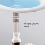 G1 1/4" Brass Bathroom Basin Sink Pop Up Drain Assembly NOn Overflow (Nickel Plated Wire)