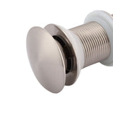G1 1/4" Brass Bathroom Basin Sink Pop Up Drain Assembly NOn Overflow (Nickel Plated Wire)