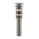 G1 1/4" Brass Bathroom Basin Sink Pop Up Drain Assembly NOn Overflow (ORB)