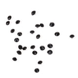 5000pcs 3mm Transparent Wedding Confetti Party Plastic Diamond Sparkly Gems Decor(Black)