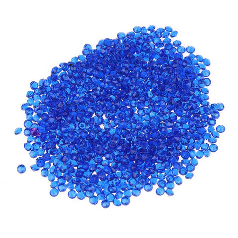 5000pcs 3mm Transparent Wedding Confetti Party Plastic Diamond Sparkly Gems Decor(Blue) In Australia - Darrahopens