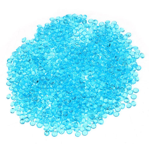 5000pcs 3mm Transparent Wedding Confetti Party Plastic Diamond Sparkly Gems Decor(Light Blue) In Australia - Darrahopens