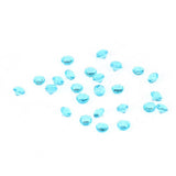 5000pcs 3mm Transparent Wedding Confetti Party Plastic Diamond Sparkly Gems Decor(Light Blue)