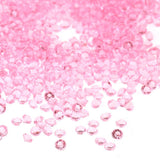 5000pcs 3mm Transparent Wedding Confetti Party Plastic Diamond Sparkly Gems Decor(Pink)